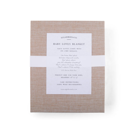 "You know that place between sleep and awake" (Peter Pan) Bear Baby Lovey Blanket