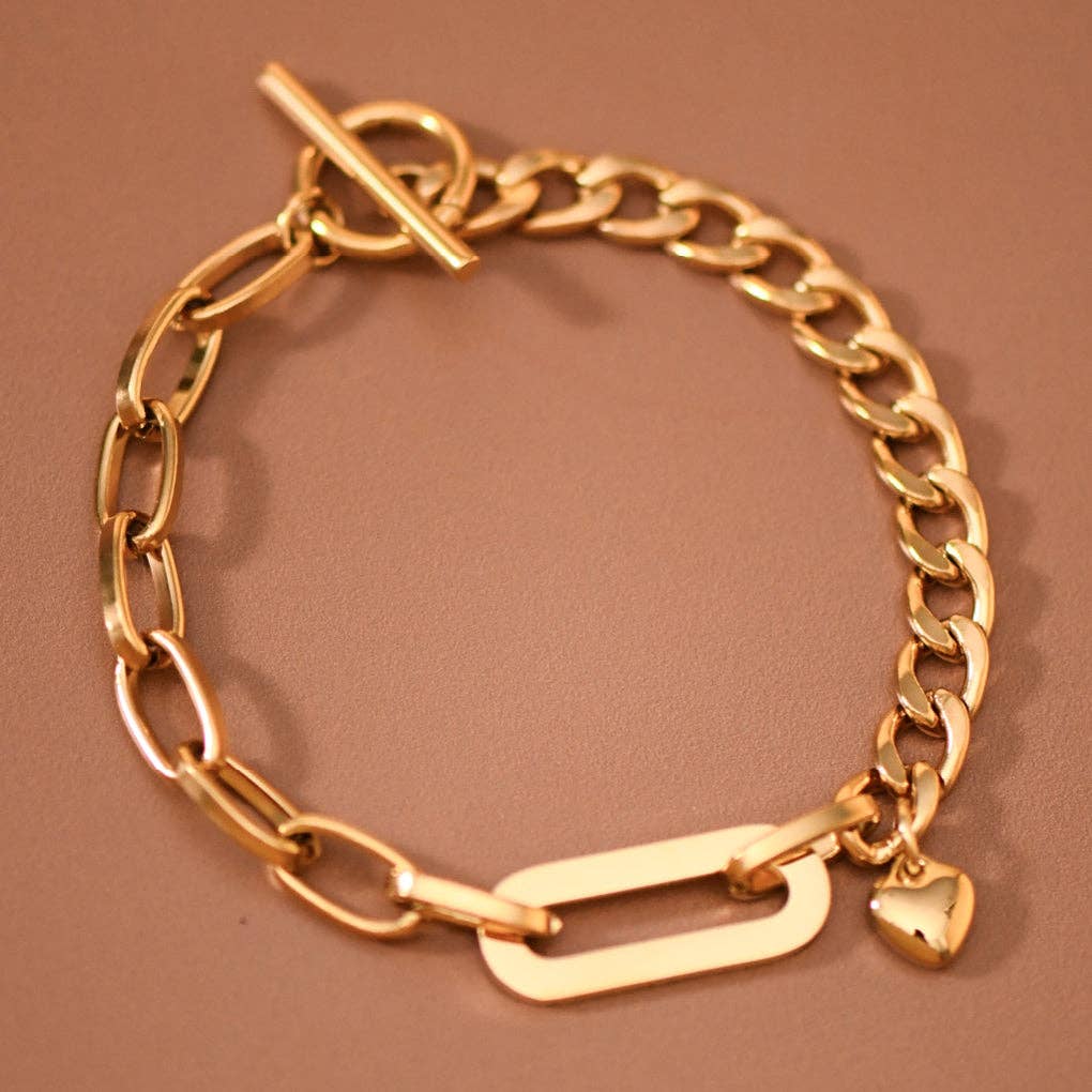 18K Gold Plated Link Bracelet