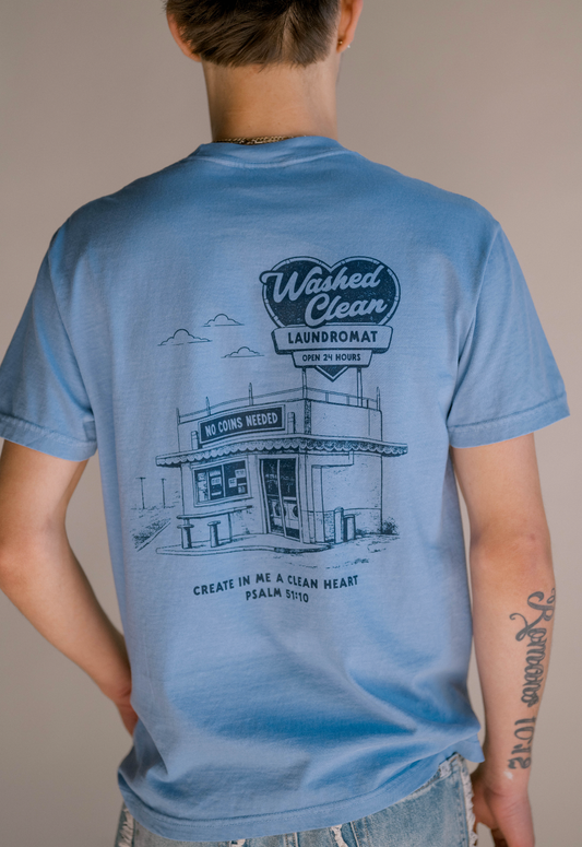Washed Clean Tee Men's | Christian Tee