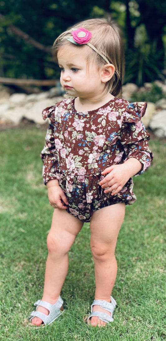Rhodes Bubble Shorty Romper | November Nuetrals