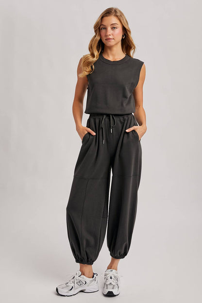 Jannie Jumpsuit ( Black or Ash )
