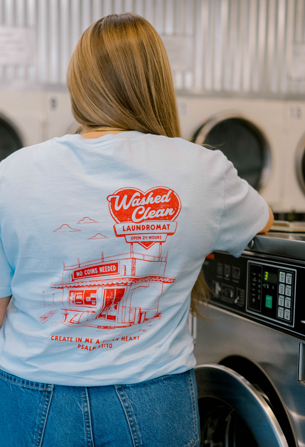 Washed Clean Tee | Christian Tee