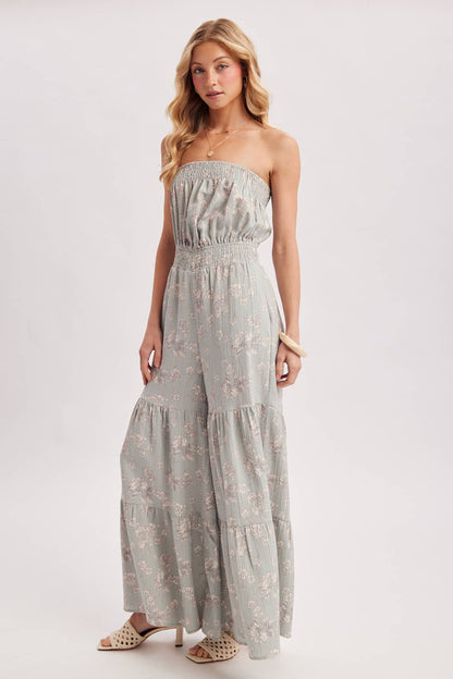 Jillian Smocked Jumpsuit