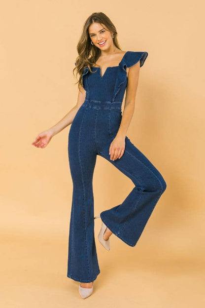 Chelsey DENIM JUMPSUIT