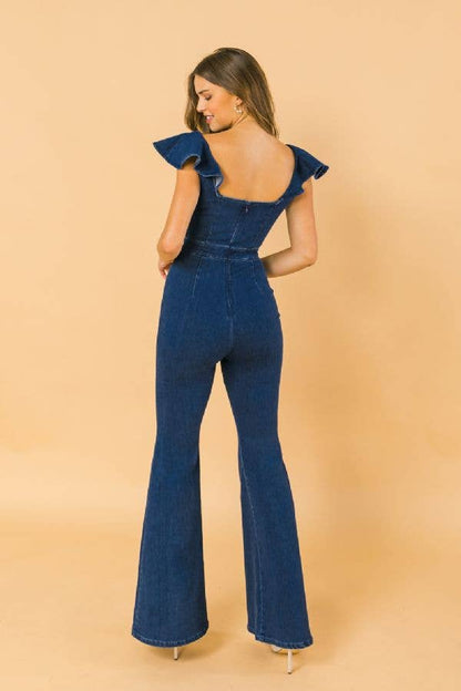 Chelsey DENIM JUMPSUIT
