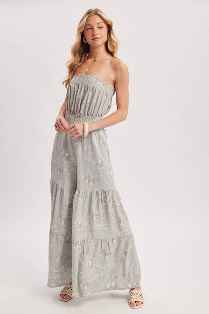 Jillian Smocked Jumpsuit