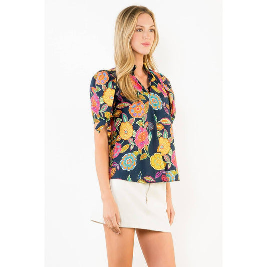 Vanessa Floral Top