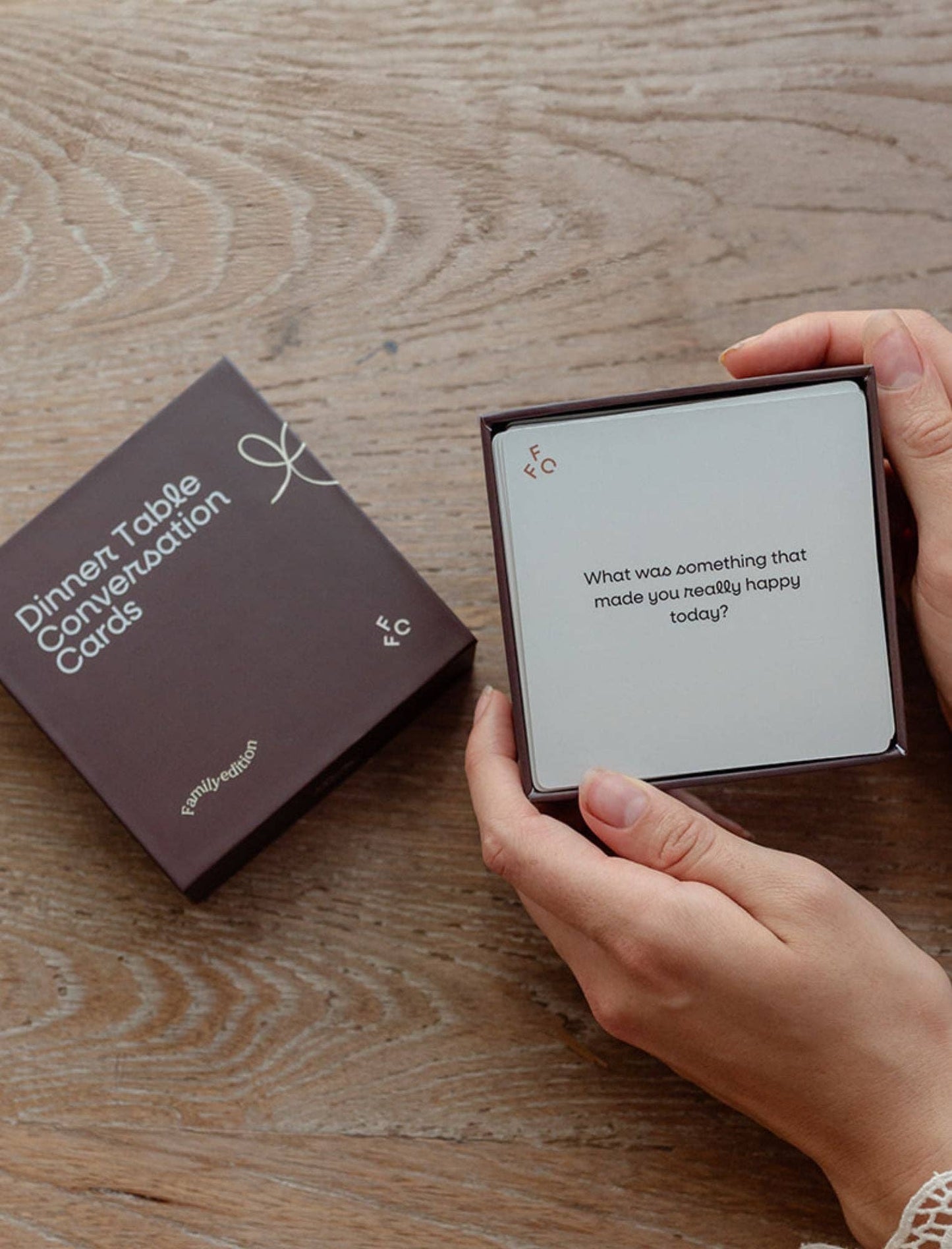 Dinner Table Conversation Cards -Family