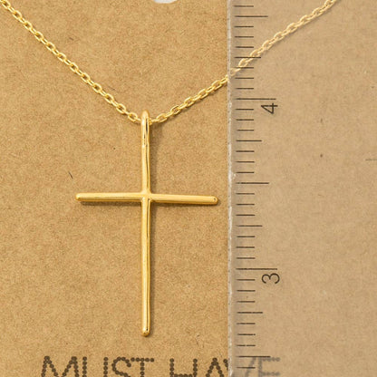 Cross Necklace (Rose, Gold or Sliver)
