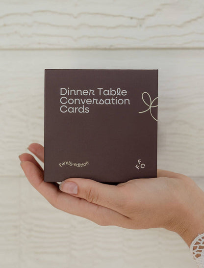 Dinner Table Conversation Cards -Family