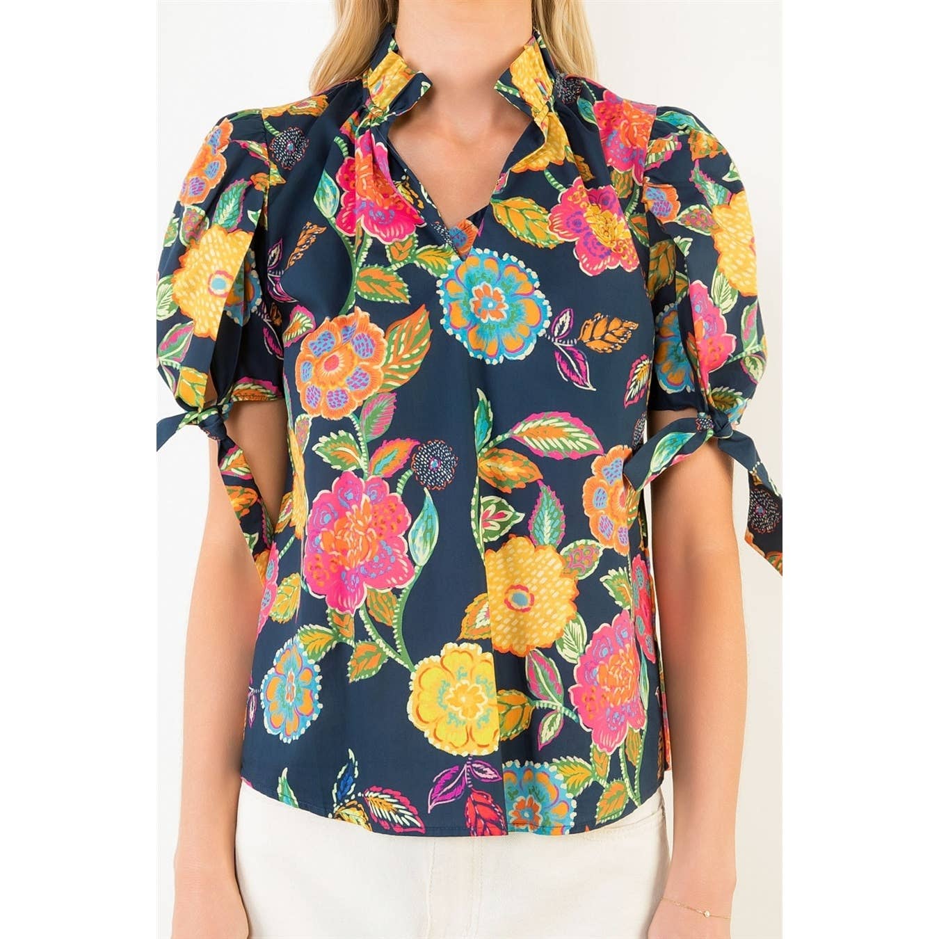 Vanessa Floral Top