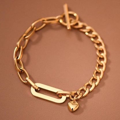 18K Gold Plated Link Bracelet