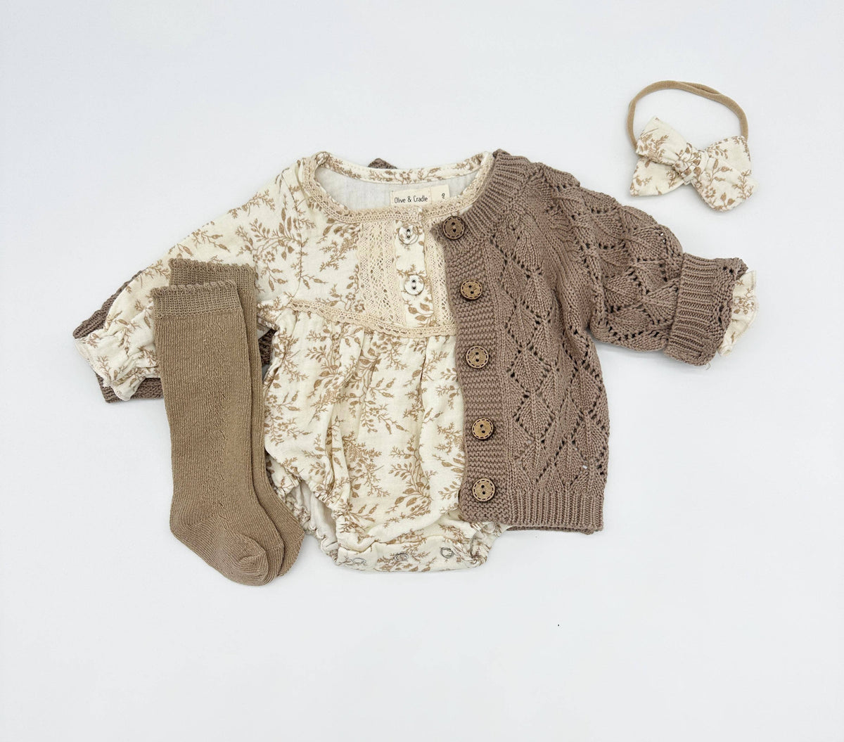 Elodie Long Sleeve Romper Set