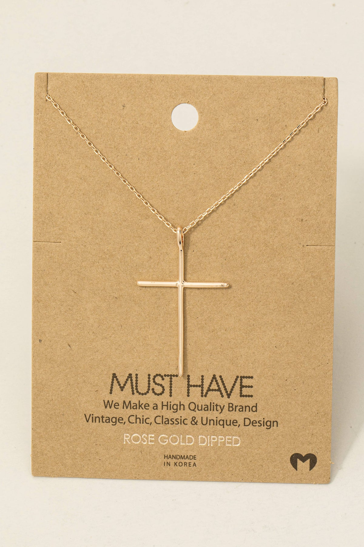 Cross Necklace (Rose, Gold or Sliver)