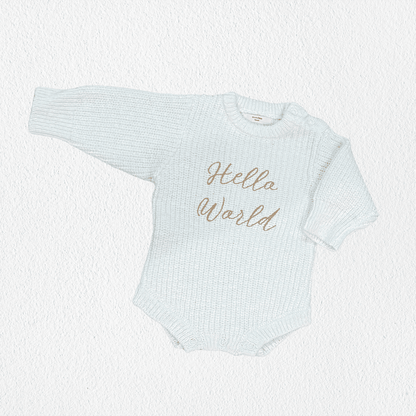 Hello World Coming Home Romper