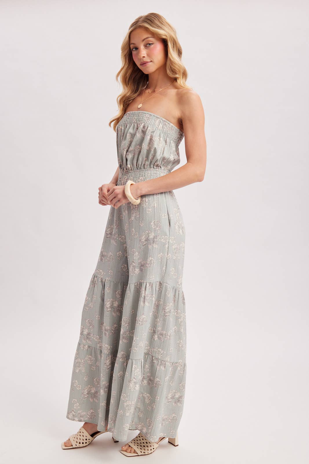 Jillian Smocked Jumpsuit