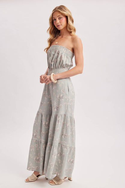 Jillian Smocked Jumpsuit