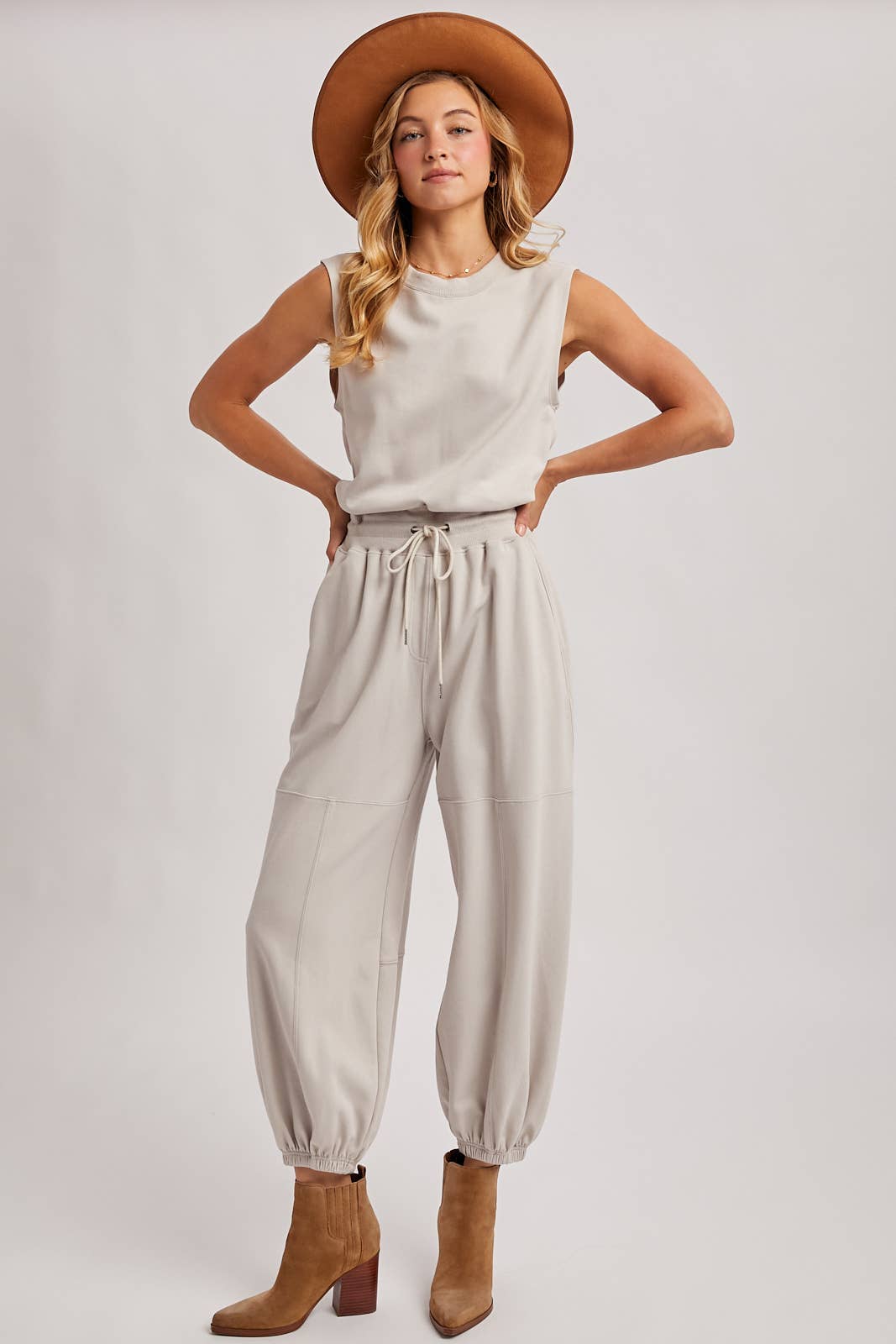 Jannie Jumpsuit ( Black or Ash )