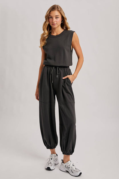 Jannie Jumpsuit ( Black or Ash )
