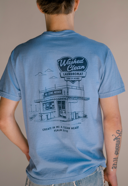 Washed Clean Tee Men's | Christian Tee 