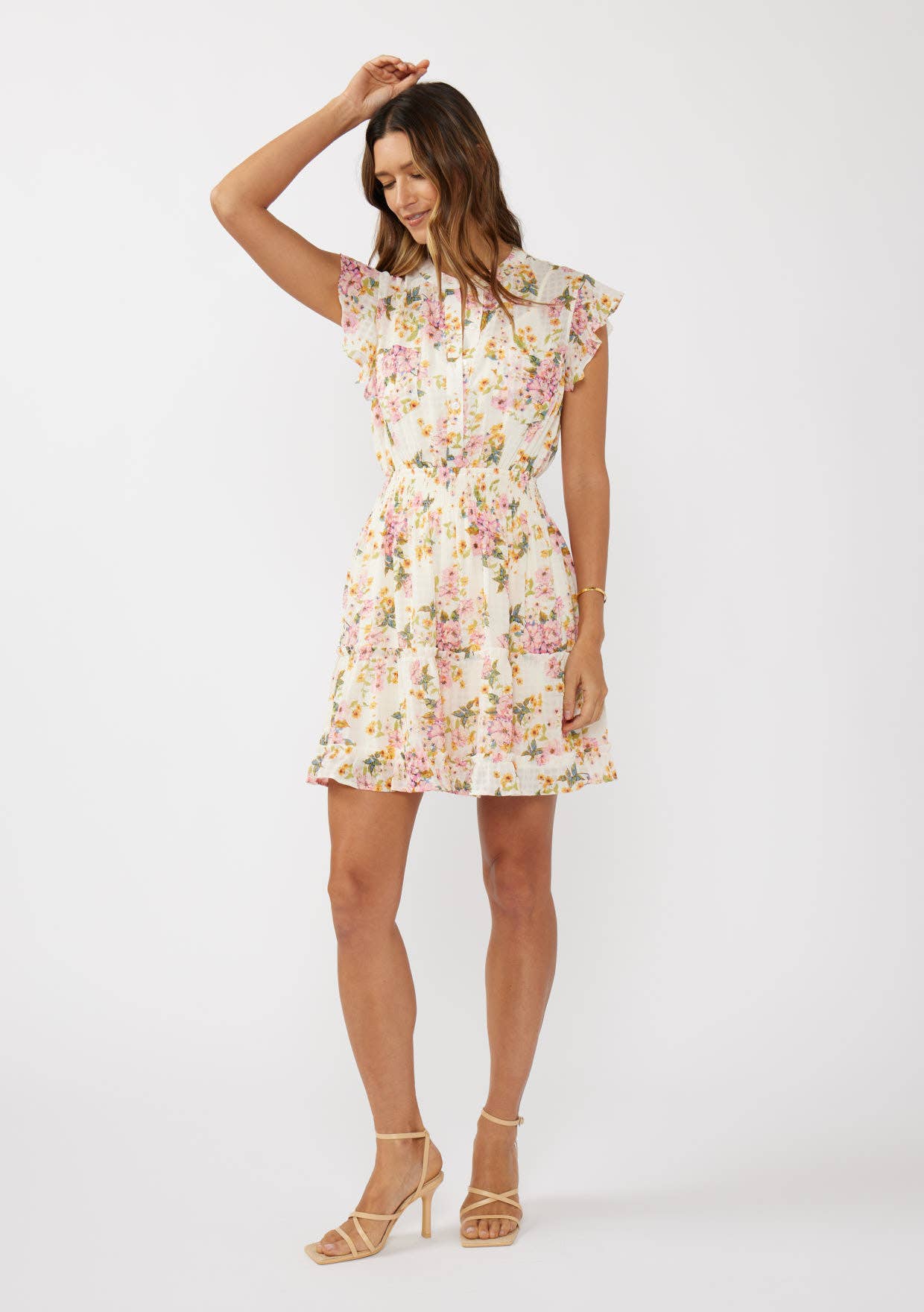 Brynleigh  Smocked Mini Dress