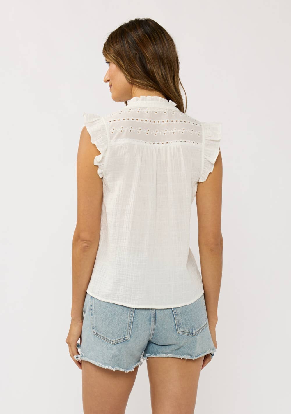 Floating on Air Ruffle Sleeve Top