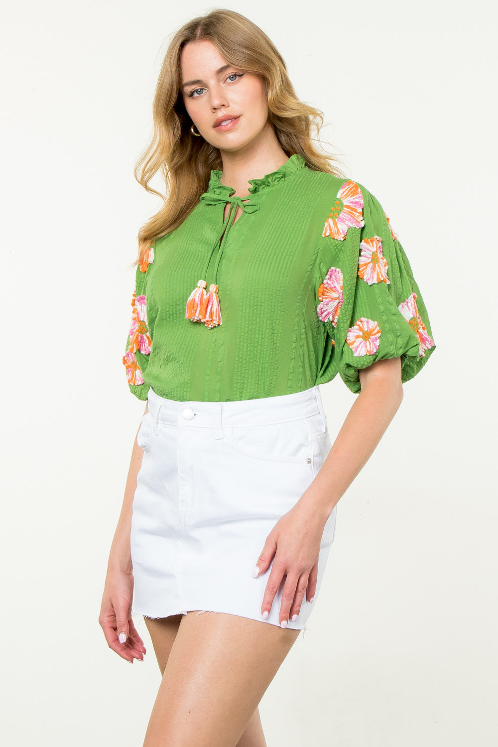 Green with Envy Top