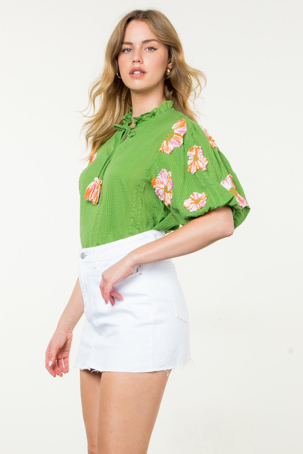 Green with Envy Top