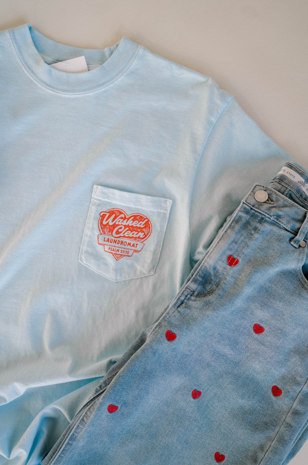 Washed Clean Tee | Christian Tee