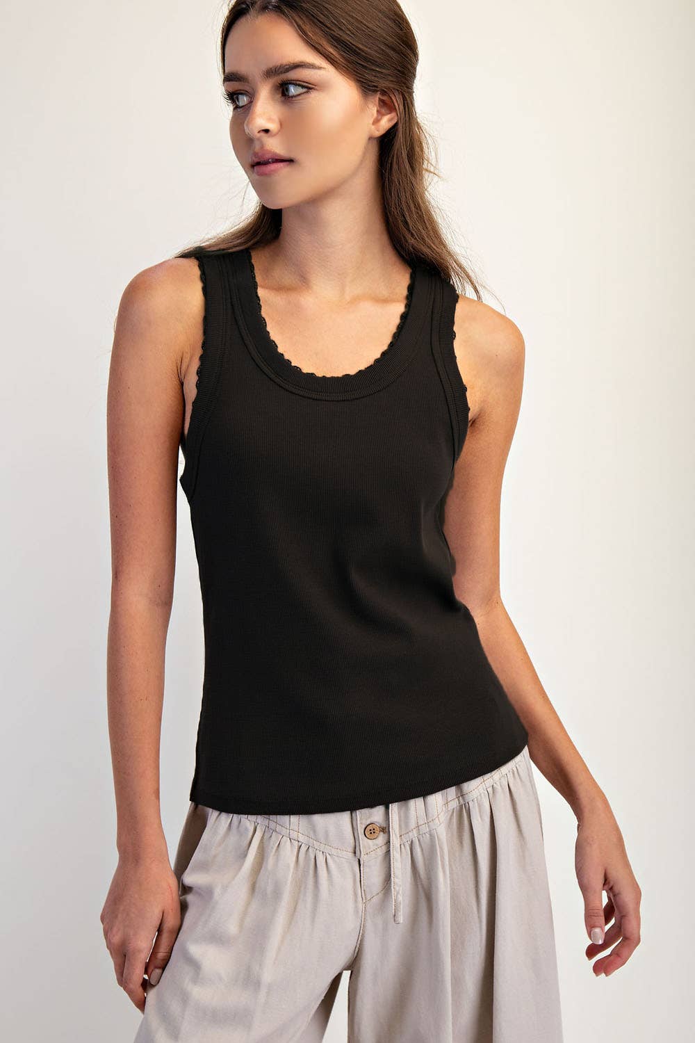 RIBBED KNIT TANK ( in 5 colors)