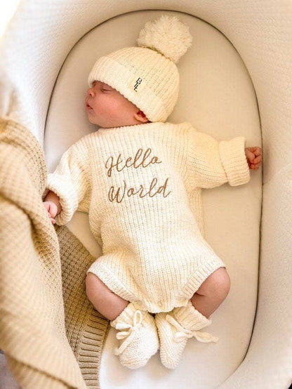 Hello World Coming Home Romper