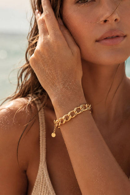 Luxe Gold Chain Link Bracelet