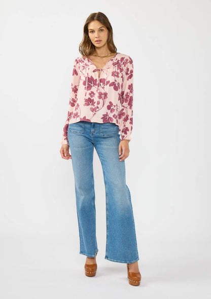 In Between Floral Blouse