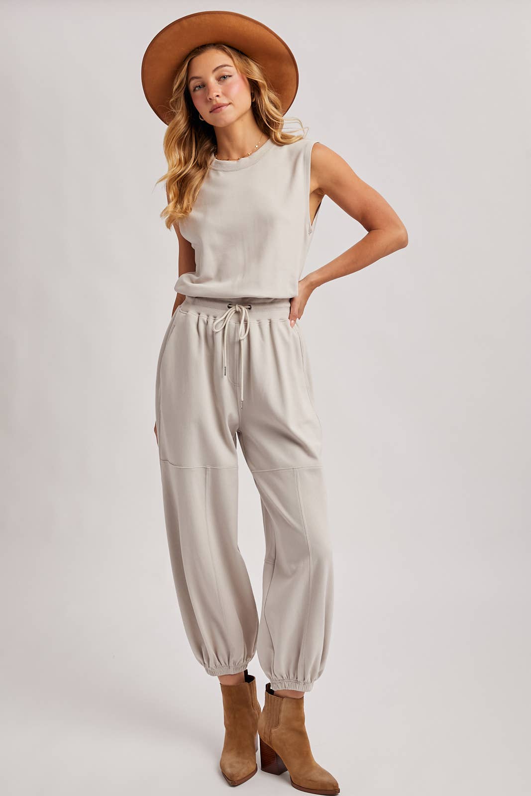 Jannie Jumpsuit ( Black or Ash )