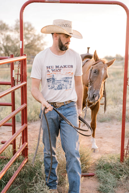 He Makes A Way Tee - Mens | Christian Tee