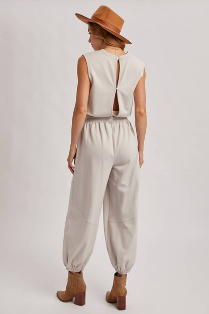 Jannie Jumpsuit ( Black or Ash )
