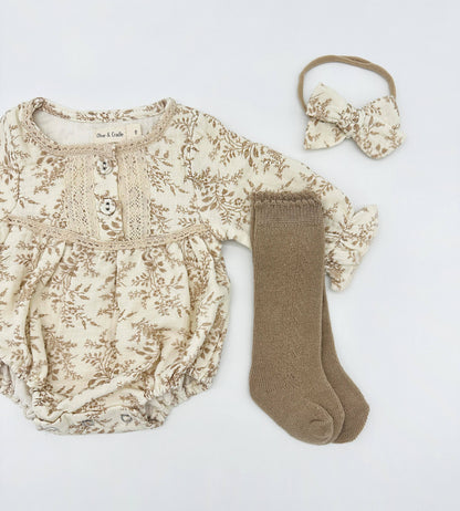 Elodie Long Sleeve Romper Set