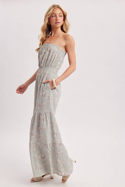Jillian Smocked Jumpsuit