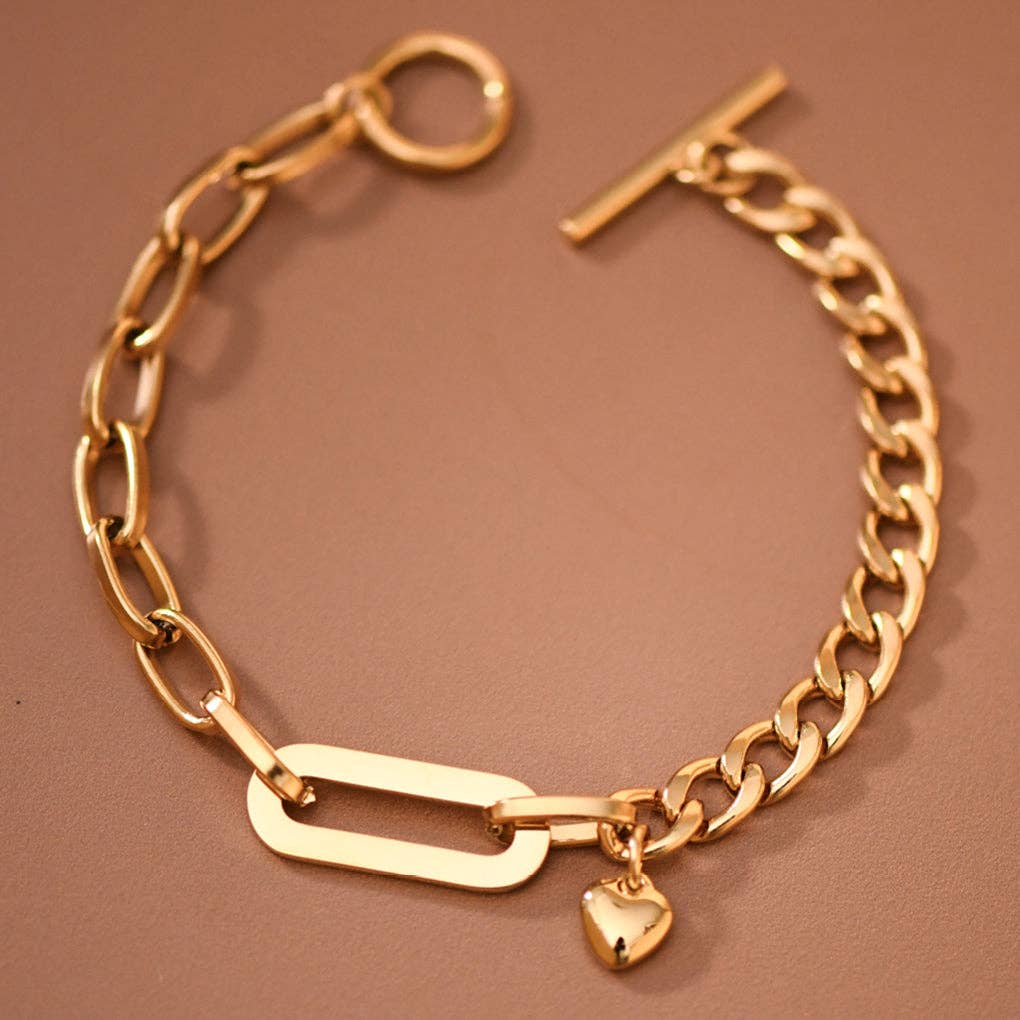 18K Gold Plated Link Bracelet