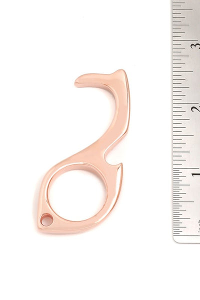 Touchless Copper Keychain