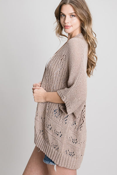 Until Tomorrow Cardigan | Sandstone