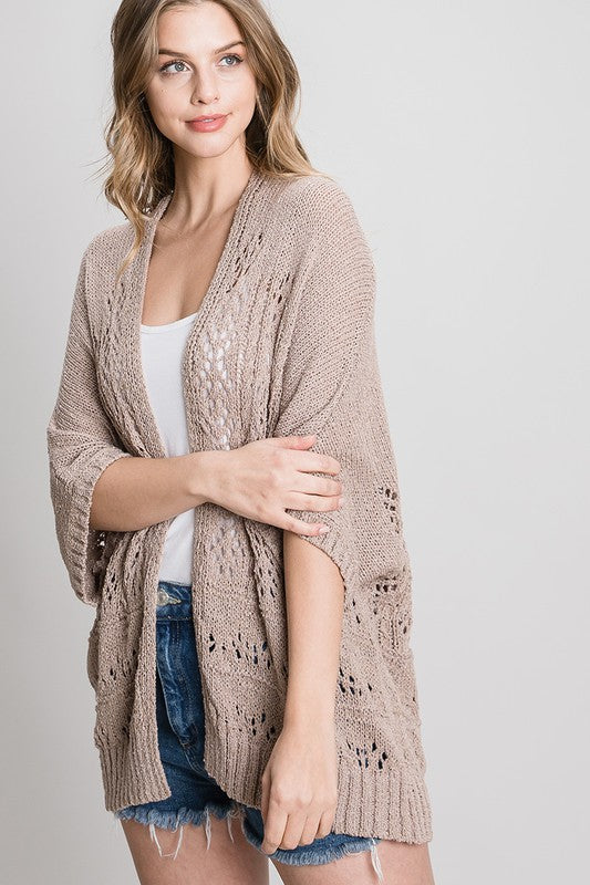 Until Tomorrow Cardigan | Sandstone