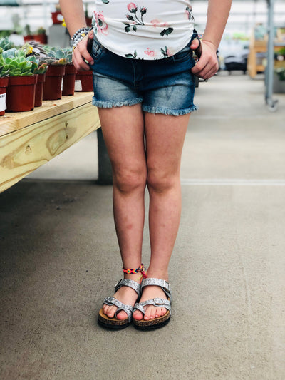 Ava Dark Denim Shorts, Little Roots, [product vendor], Southern Roots Omaha - Southern Roots Omaha - Boutique Clothing - Online Shopping 