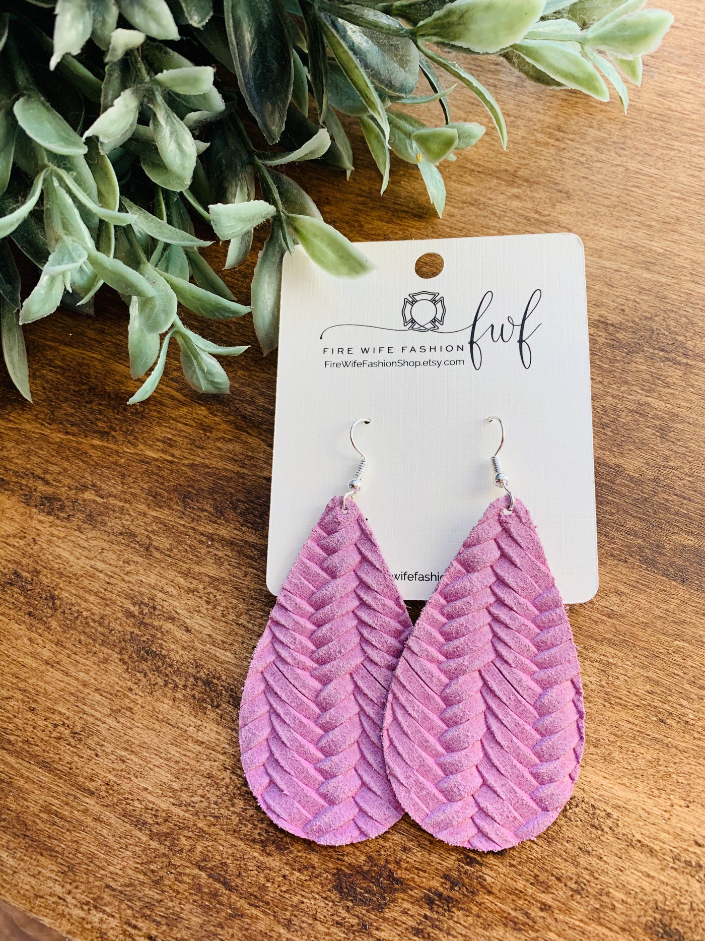 Lavender Braided Teardrop | FireWife Fashion