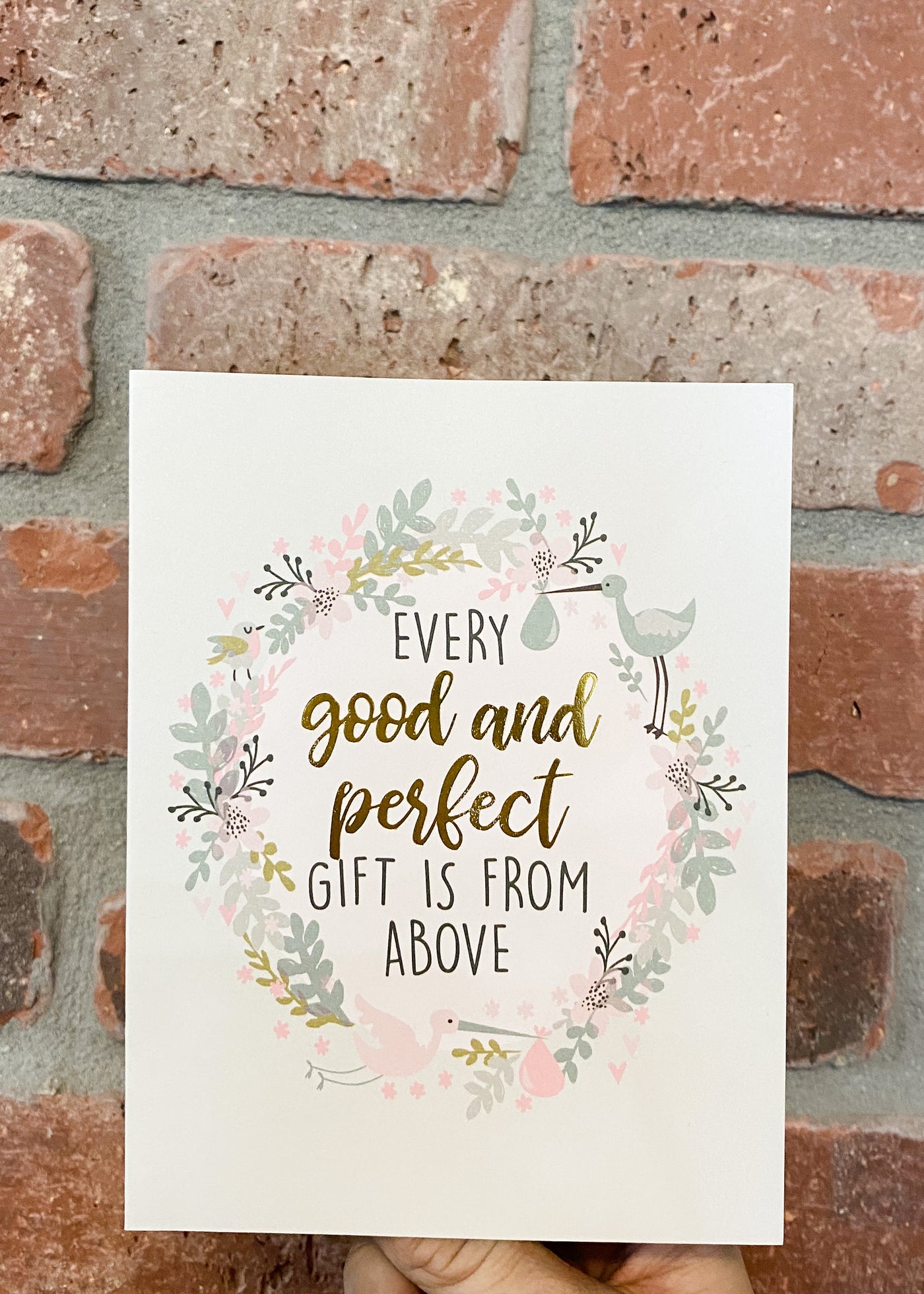 Every Good and Perfect - Card