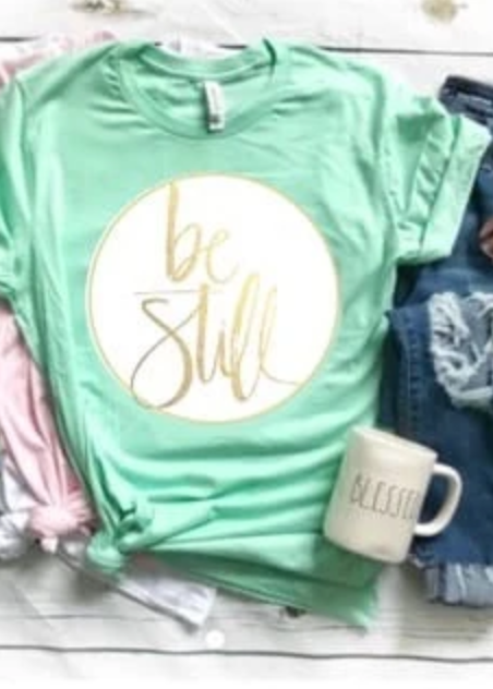 Be Still Graphic Top