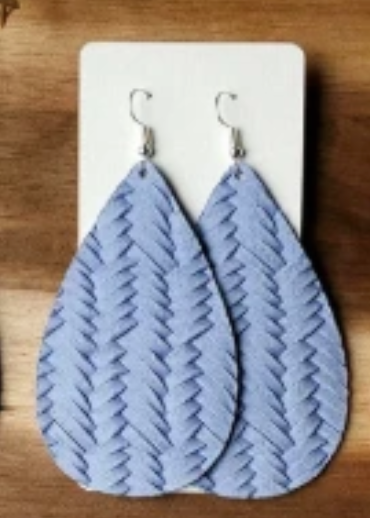 Light Blue Braided Teardrops | FireWife Fashion