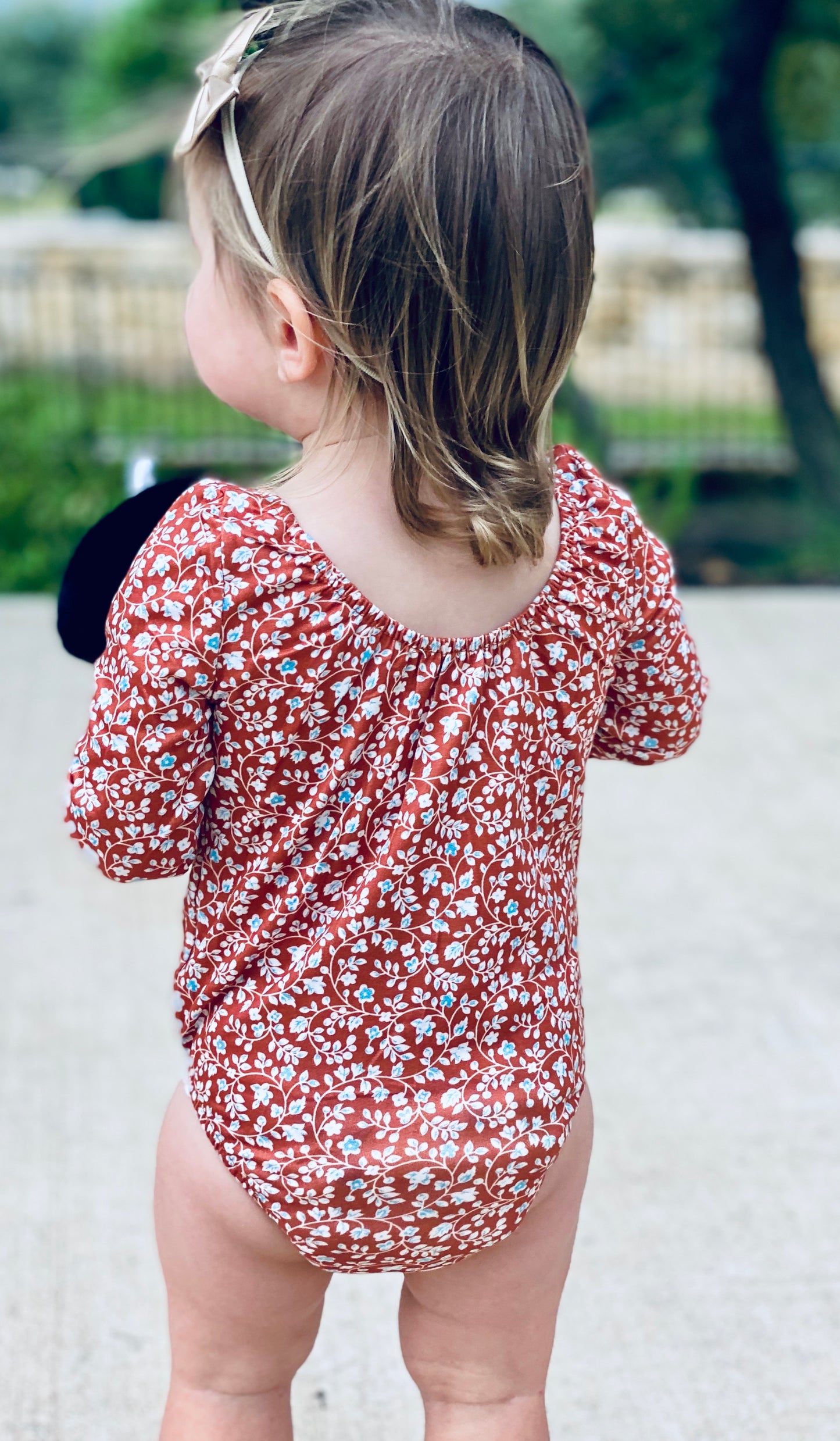 Livee Long Sleeve Leotard | Texas Wildblossom