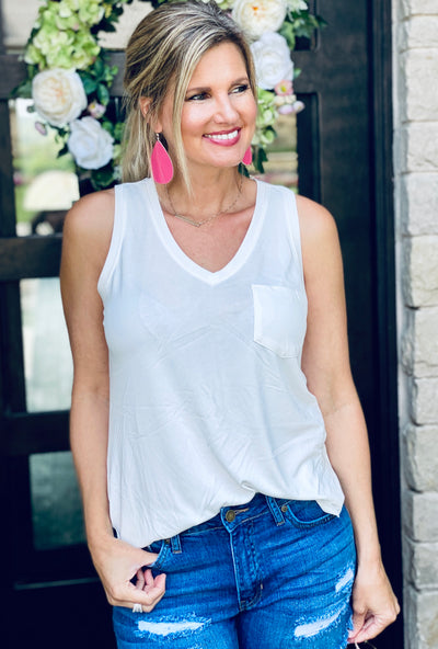 Esther White Tank